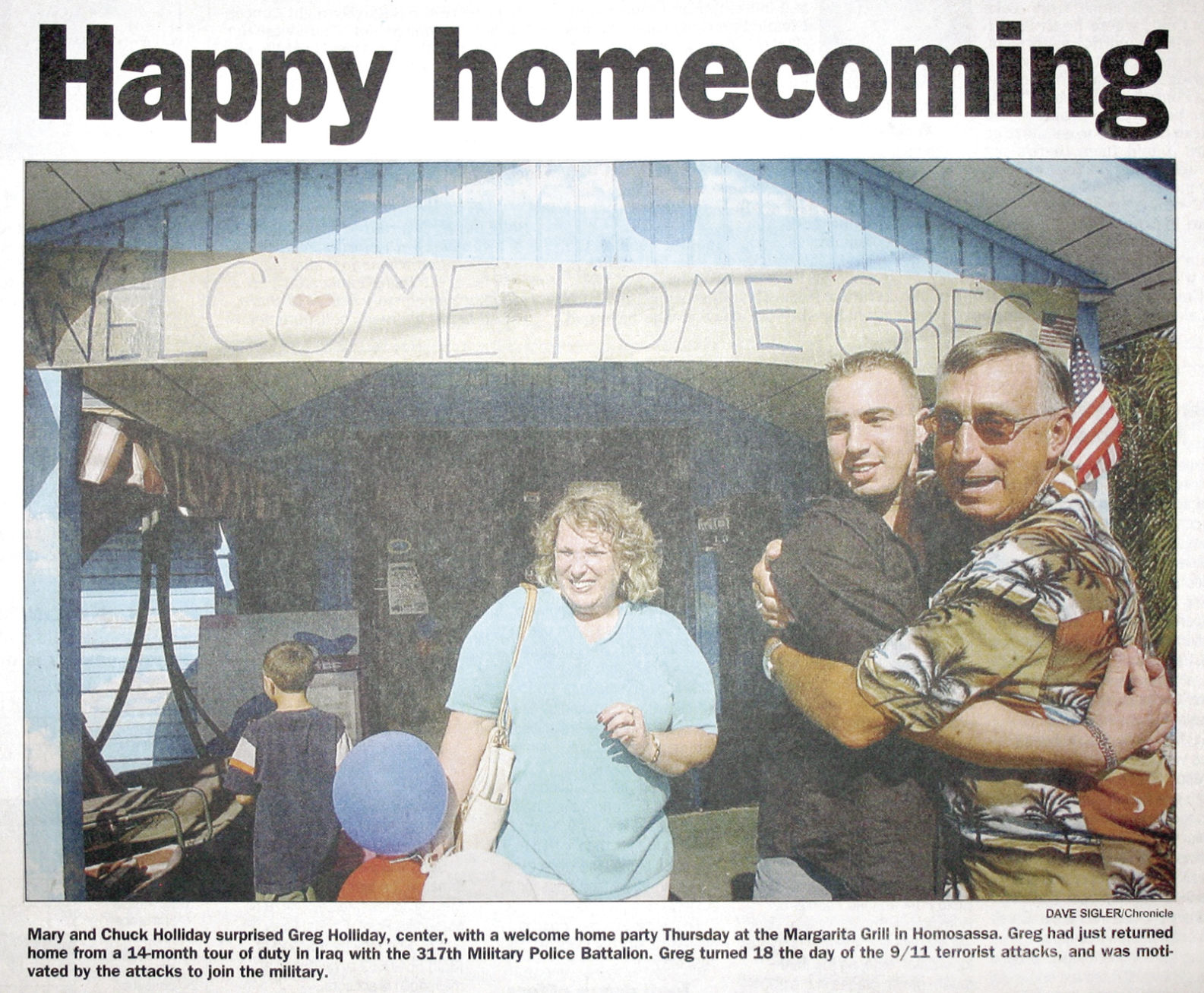 Military homecoming